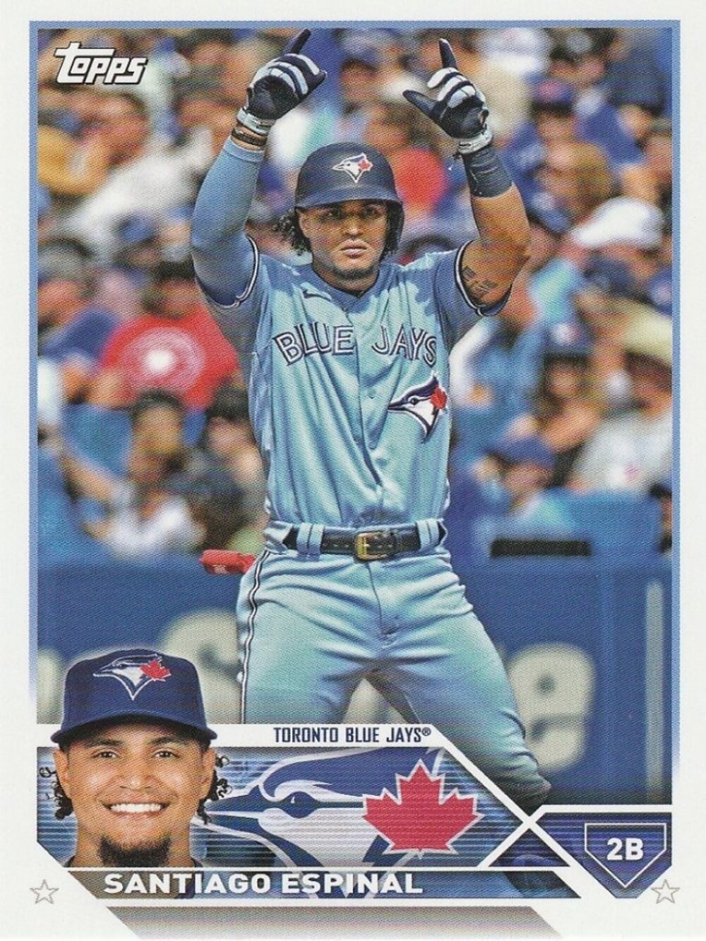 Santiago Espinal - 2023 Topps Team Set Baseball Card